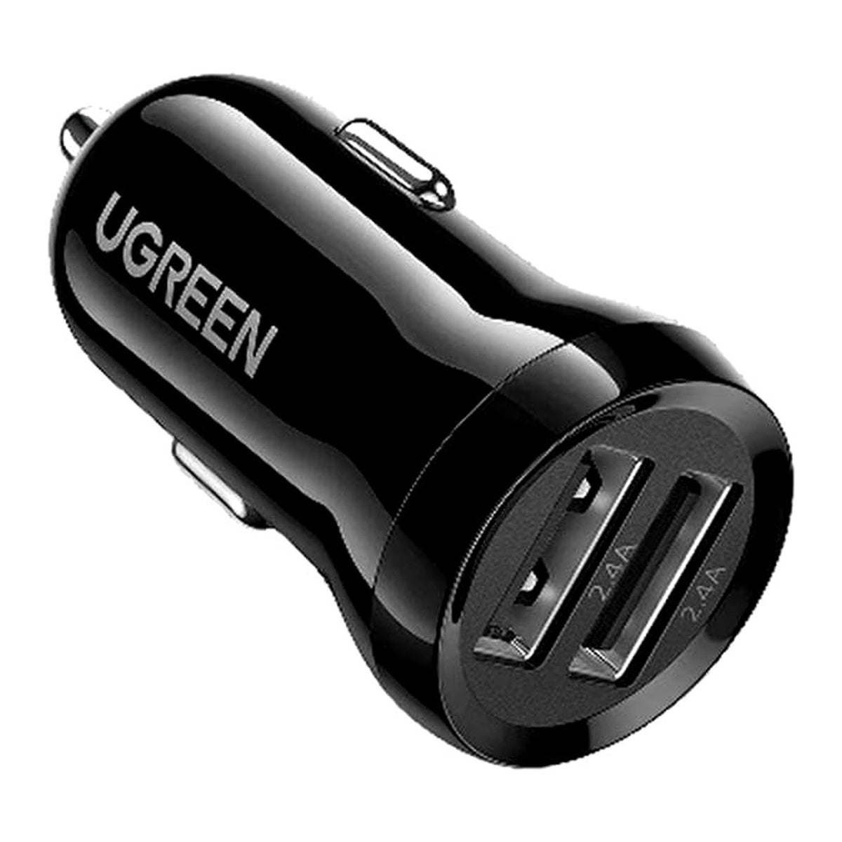 UGREEN Pengisi Daya Mobil Dual USB