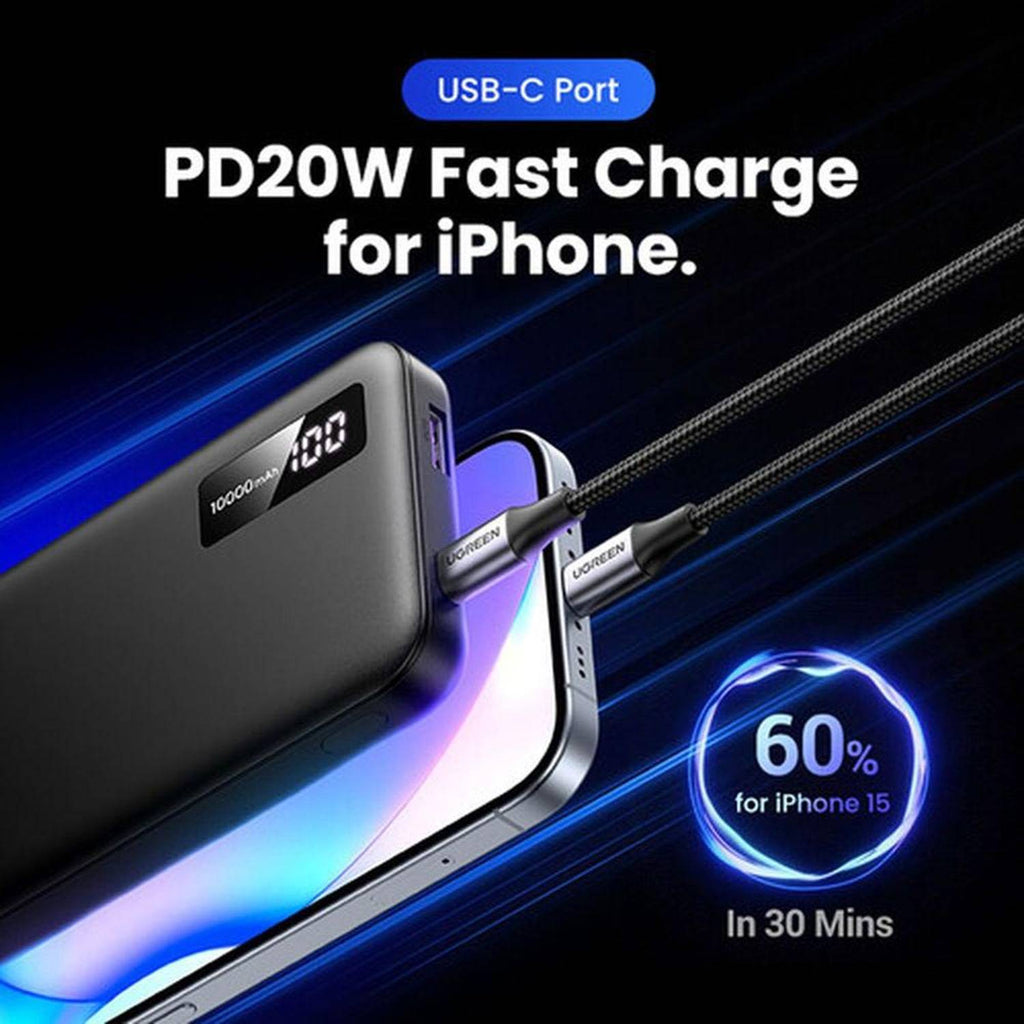 UGREEN 10000mAh Two-way Fast Charging Power Bank