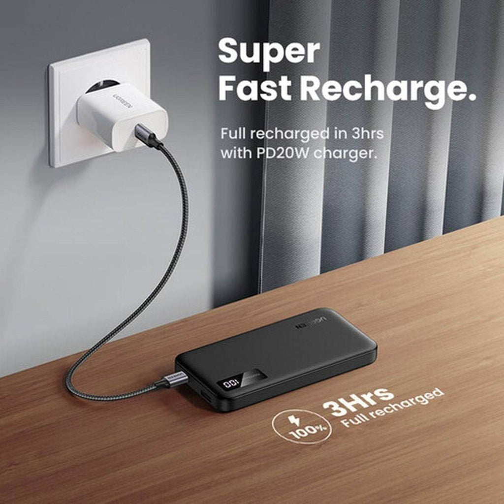 UGREEN 10000mAh Two-way Fast Charging Power Bank